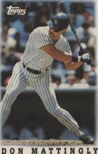 1988 Topps League Leaders Minis - Don Mattingly #27