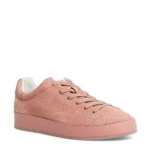 rag & bone 261956 Womens Low Sneaker Mauve Suede Size 6.5 Medium