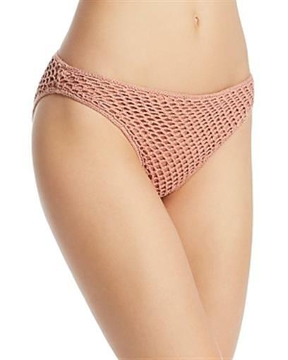 Minkpink 259320 Women's Adrift Crochet Basic Bikini Bottom Swimwear Size M