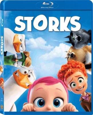 Storks (Blu-ray Disc, 2016) NEW