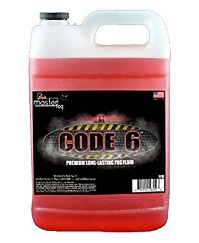 Master Fog - Code 6  Extremely Long Lasting Fog Fluid - 1 Gallon