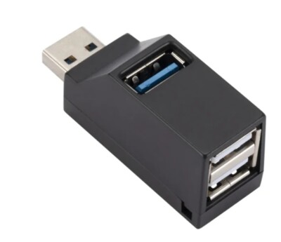 3 Port High Speed USB 3.0 Multi HUB Splitter Expansion Desktop PC Laptop Adapter