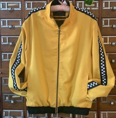 zara man yellow jacket