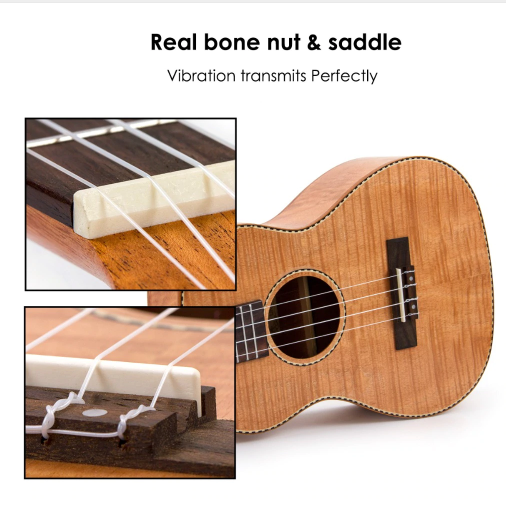 Guitar Ukulele Hawaiian Bariton Musical Instrument 4 Bag Strings 30 Inch Concert