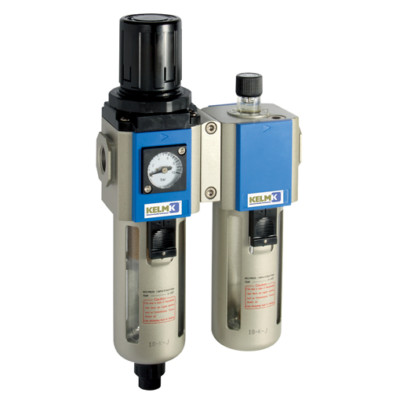 KELM FRL's - 1/4'' F/R+L 300 SERIES GAUGE & BRKT 4-00945