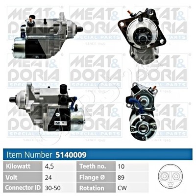 Starter For IVECO Eurotech Mh Eurotrakker Stralis Trakker 98-04 2995138