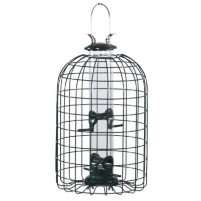 Audubon Squirrel Proof Caged Tube Type Bird Feeder Model NAT