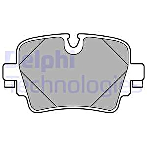 DELPHI Disc Brake Pad Set For JAGUAR F-Type Convertible Coupe 12- T2R7945