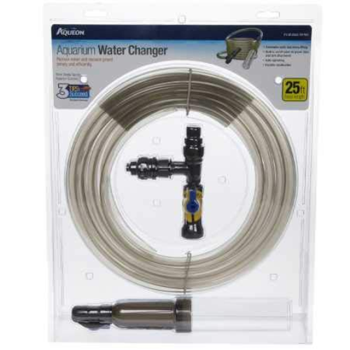 Aqueon Aquarium Water Changer, 25 Feet Foot Hose, 1 Inch Tub
