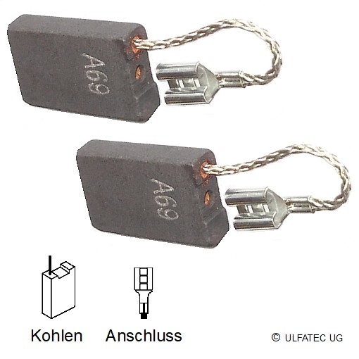 KohlebÃ¼Rsten Hitachi G23st, G18st, G18sw2, G23sw2 - 999059 - 7x13x22mm (2280)