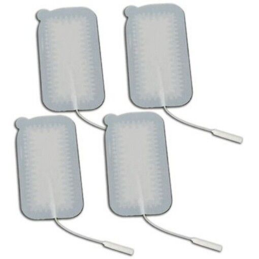 2-4pack rectangle self stick pad TENS 3000 7000 NMES FES ZYNEX...