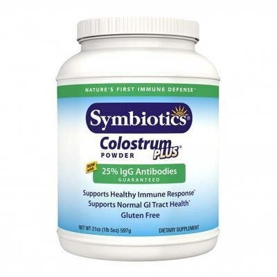 Symbiotics Colostrum Plus с порошком BIO-Lipid 21 унция. Пудра