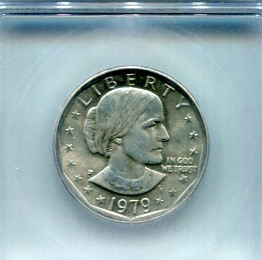 IGC-MS64  1979-P WIDE RIM Susan B. Anthony Dollar - Free Shipping