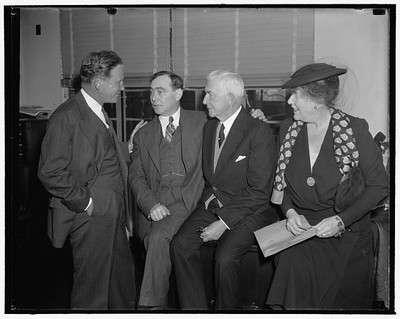 John Hamilton,Joseph W. Martin Jr,Henry P. Fletcher,Mrs. Paul Fitzsimons,1939