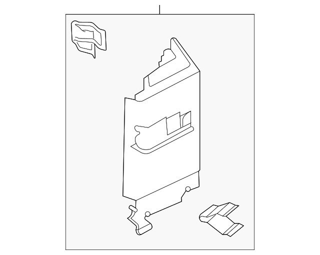 Genuine Ford Panel Assembly C Pillar Inner LC5Z-7831004-AD