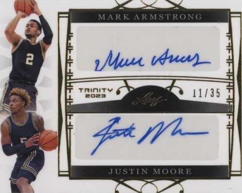2022-23 Leaf Trinity - Justin Moore/Mark Armstrong #DA-21