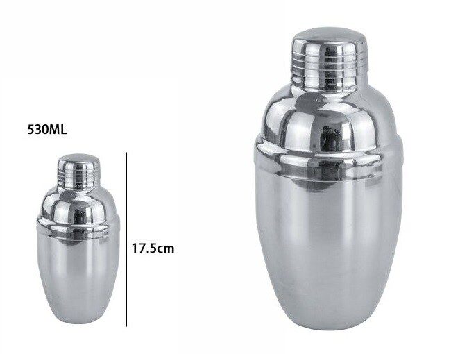 Shaker Cocktail Contenitore Barman Drink Mixer Filtro Alcolici Bar 530ml dfh