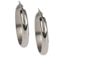 Qvc silver hoop earrings online