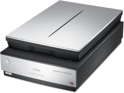 Epson Perfection V750 PRO Flatbed Film Scanner J221A w/ Power Supply - TESTED