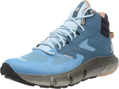 New Salomon Predict Hike Mid GTX Hiking Shoes Mallard Blue Women's US 5.5