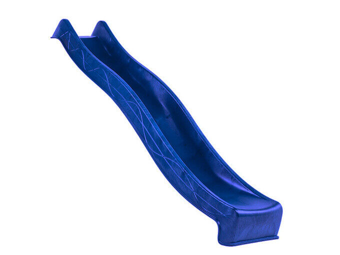 Wellenrutsche blau 300cm für Spielturm Schaukel Anbaurutsche Wasserrutsche
