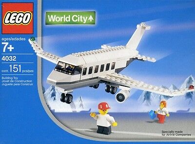Lego Town World City Airport 4032 Passenger Plane LEGO Air Version Sealed