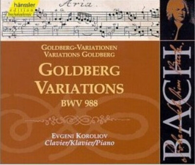 輸入2CD Bach, Evgeni Koroliov Goldberg Variationen 2CDPCL0010  /00220 Bach: Goldberg Variations | Evgeni Koroliov (Bachfest