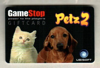 GAMESTOP Petz 2, Dog and Cat 2007 Gift Card ( $0 )