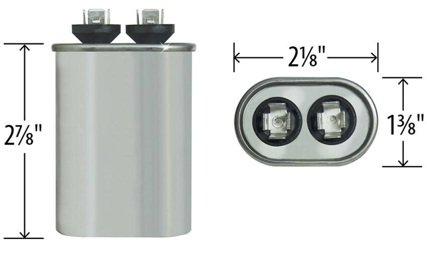その他 tantan CPT00088 - 10 uf MFD 440 Volt VAC - Trane Oval Run Capacitor