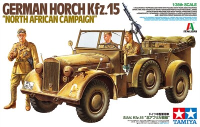 Tamiya 37015 1/35 Scale Model Kit German Horch Kfz.15 Passenger Car Einheits-PKW