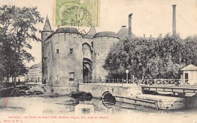 België - BRUGGE (W. Vl.) De Gentse Poort - Uitg. Albert Sugg - Serie 11 N. 3