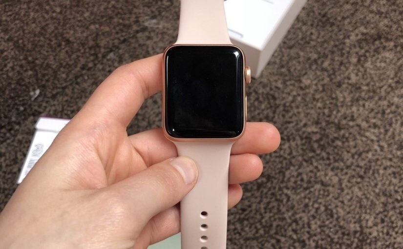 apple watch series 3 sand pink