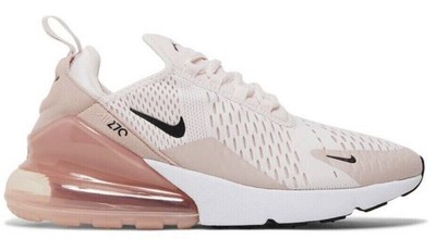 Женские кроссовки Nike Air Max 270 светло-розовые/черные (AH6789 604)