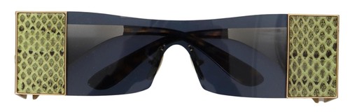 Pre-owned Dolce & Gabbana Dolce&gabbana Dg2263q Women Multicolor Sunglasses Metal Rectangle Casual Eyewear In Blue