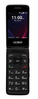 Alcatel Go Flip V 4051S 8GB Verizon + GSM Unlocked Flip Phone Black Very Good