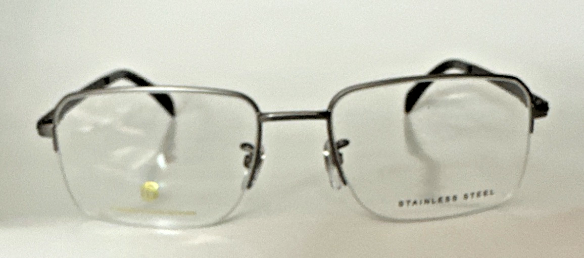 David Beckham DB 1150 R81 Grey/Gunmental Men's Half-Rim Eyeglasses 56-19-145mm