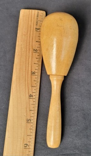 3 Vintage Darning Egg Wooden Sock Darner Mender Sewing Tool Collectible Rare