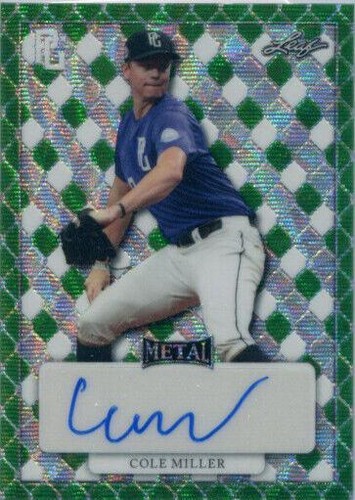 2022 Leaf Perfect Game National Showcase - Cole Miller #MA-CM4