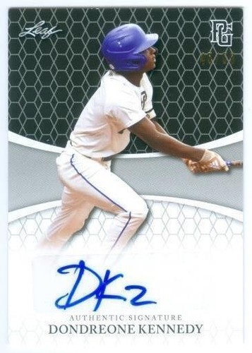 2022 Leaf Perfect Game National Showcase - Dondreone Kennedy #BA-DK1