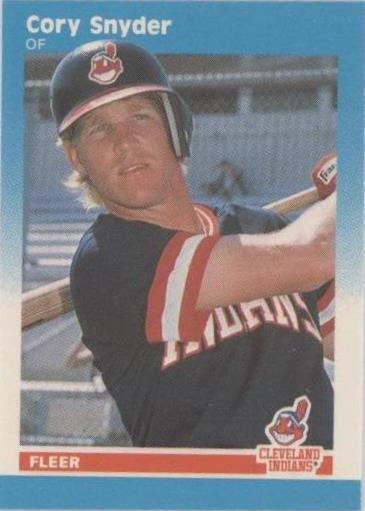 Fleer Classic Miniatures 1987 - Cory Snyder #103