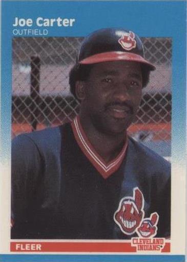1987 Fleer 经典微缩模型 - Joe Carter #19