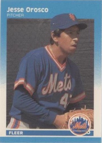 1987 Fleer Classic Miniatures - Jesse Orosco #78