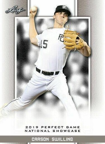 2019 Leaf Perfect Game National Showcase - Carson Swilling #193