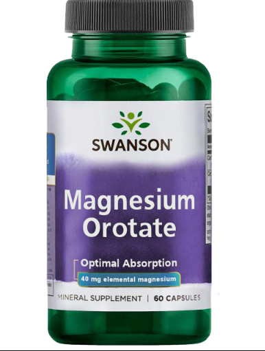 Swanson Ultra - Magnesium Orotate, 40mg, 60 Capsules
