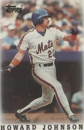 1988 Topps League Leaders Minis - Howard Johnson #61