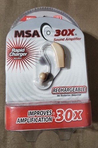 MSA 30X Sound Amplifier - AS SEEN ON TV - with Rapid Charger