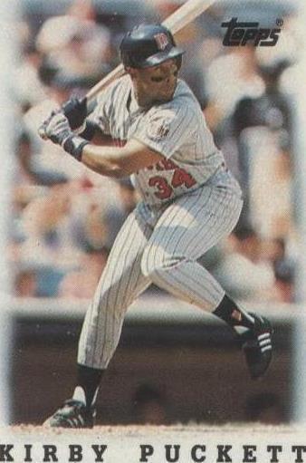 1988 Topps League Leaders Minis — Кирби Пакетт No23