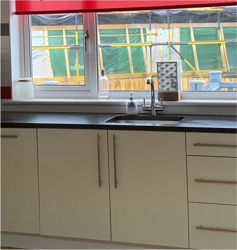 Kitchen Worktop Black Sparkle Quartz In Uddingston Glasgow