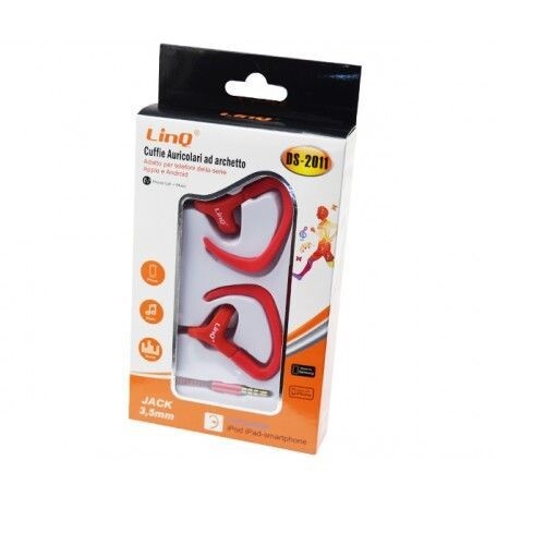 Auricolari Cuffie Stereo Con Archetto Jack 3,5mm Mp3 Smartphone Linq Ds-2011