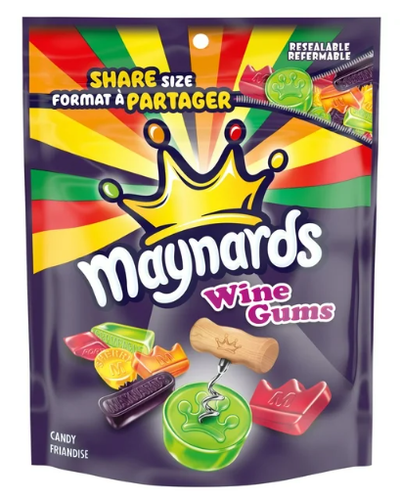 Maynards, Wine Gums Gummy Candy, Sharing Size, 315g
